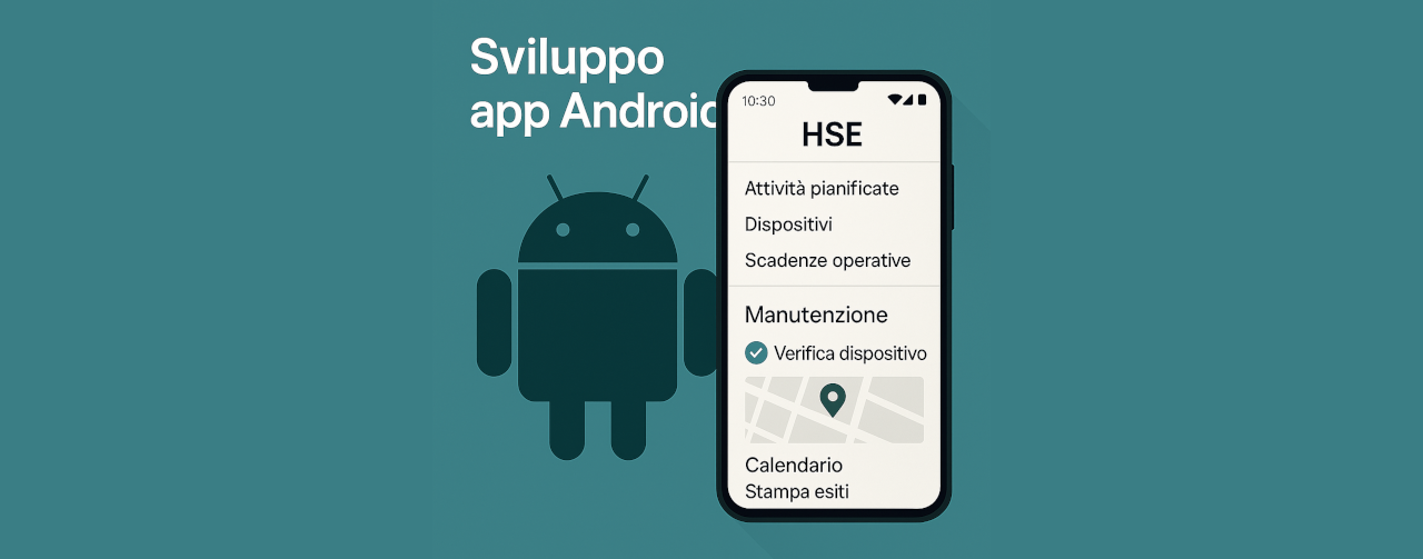 App Android per la gestione HSE sviluppata da Biters, con funzionalità di ispezione, manutenzione e sicurezza aziendale in tempo reale.