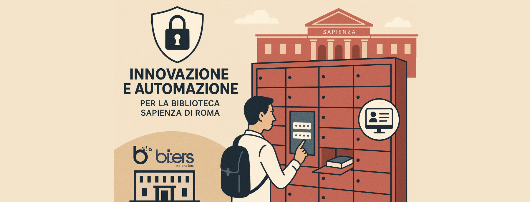 Gestione digitale locker biblioteca la sapienza roma